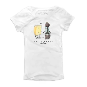 T Shirt donna - Cacio & Pepe - With Love